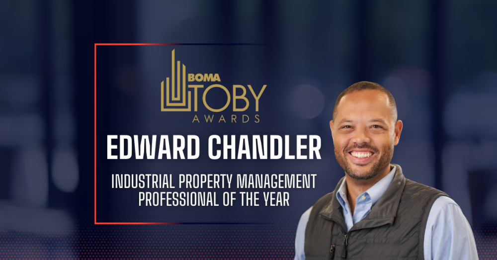 Edward Chandler Named BOMA NJ’s Industrial Property Management Professional of the Year