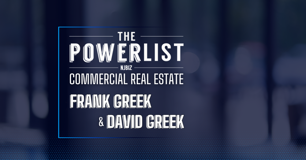 Frank & David Greek Feat. on NJBIZ Power CRE List